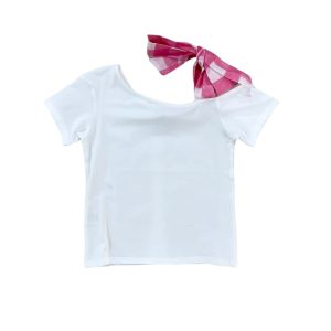 Magil T-shirt con Fiocco in Cotone
