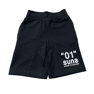 SUNS SHORTS NERO STAMPA