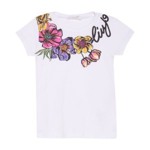LIU JO T-SHIRT CON STAMPA FIORI