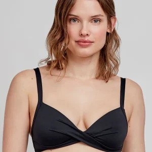 GISELA – Bikini Tinta Unita Con Ferretto E Slip Vita Alta