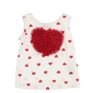 Monnalisa Canotta Maxicuore