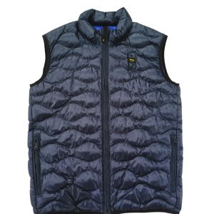Blauer Gilet a Onde