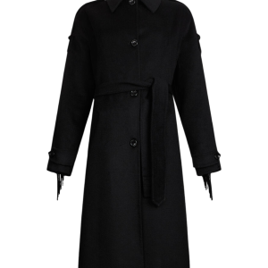 TRENCH CON FRANGE NERO – LIU JO