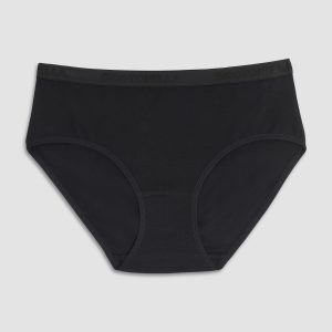 COTONELLA – Slip Midi In Cotone Bielastico 2 Pack – Nero – Bianco