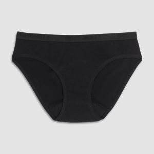 COTONELLA – Slip Assorbente Lavabile In Cotone Biologico – Nero