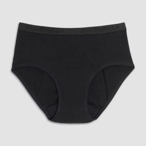 COTONELLA – Culotte Assorbente Lavabile In Cotone Biologico – Nero