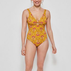 GISELA – Costume Intero Senza Ferretto – Giallo