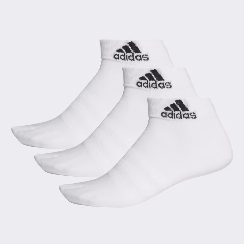 ADIDAS – Calzini Corti 3 Pack – Bianco – Nero
