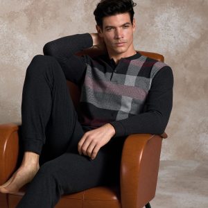 ENRICO COVERI – Pigiama In Punto Milano Con Polsini