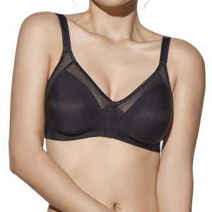 SELENE – Reggiseno Senza Ferretto E Imbottitura “Estela” – Tierra – Bianco – Nero
