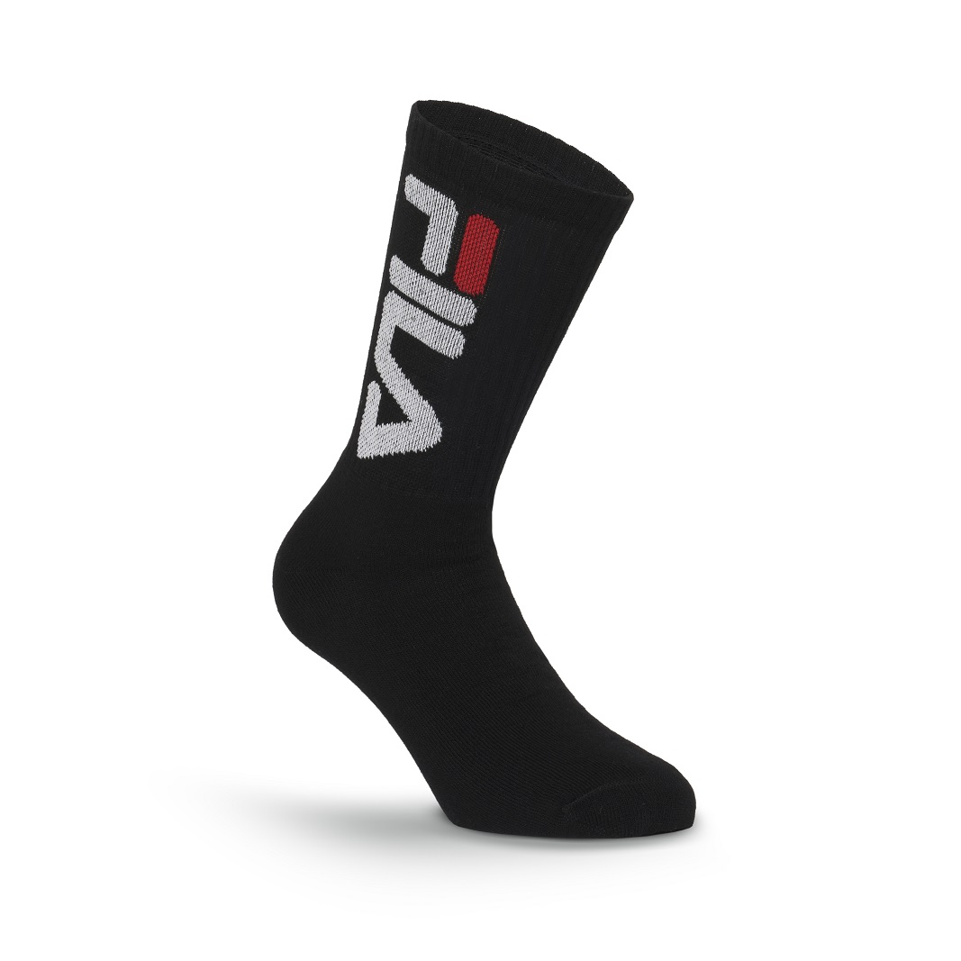 FILA – Calza Tennis Full Terry Unisex 2 Pack – Nero – Bianco - immagine 3