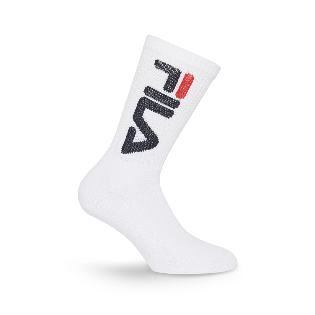 FILA – Calza Tennis Full Terry Unisex 2 Pack – Nero – Bianco - immagine 5