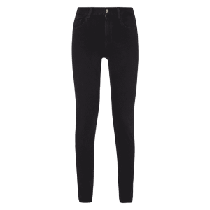 JEANS SKINNY BOTTOM UP DENIM BLACK – LIU JO