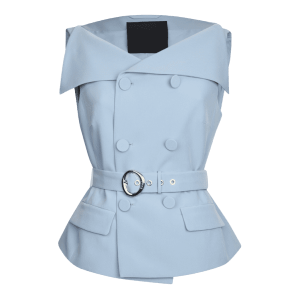 Gilet doppiopetto con cintura – Liu Jo