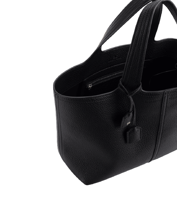 Tote media in materiale sintetico con charms logo – Elisabetta Franchi - immagine 4