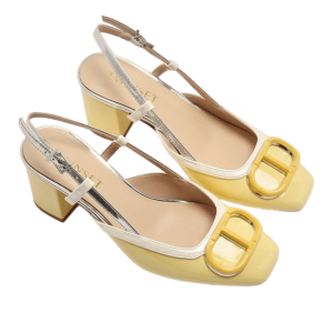 Décolleté sling back in vernice – Twinset