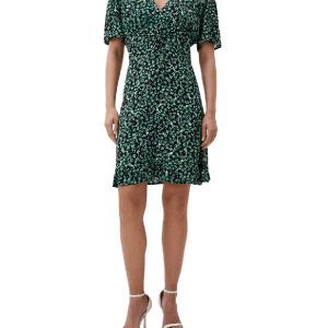 Abito nero con fiori verdi – Mar de Margaritas