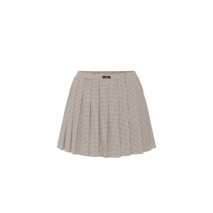 Gonna in cotone con stampa pois – Elisabetta Franchi