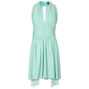 Abito corto con drappeggio verde menta – Liu Jo