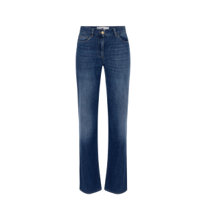Jeans a palazzo con dettagli logo – Elisabetta Franchi
