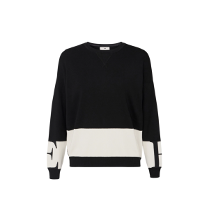 Maglia in viscosa con bande lucide – elisabetta franchi