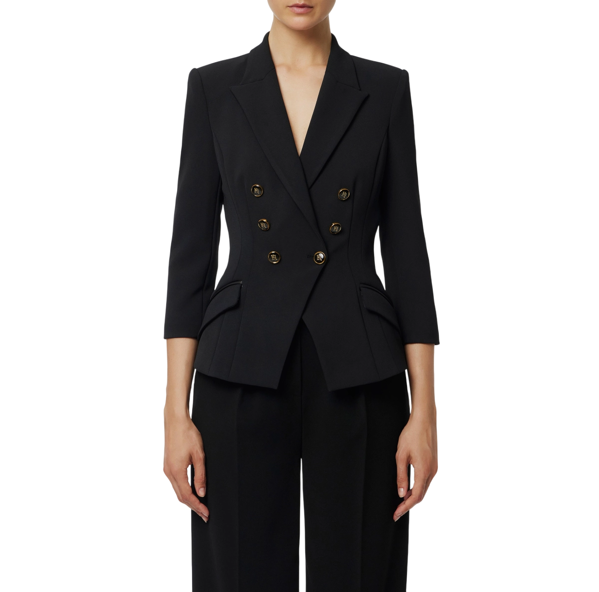 Giacca in doppio crêpe – elisabetta franchi - immagine 3