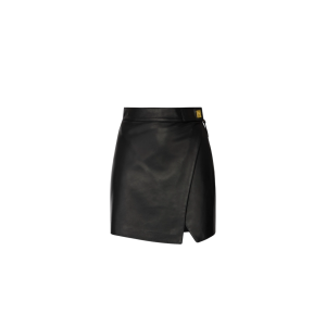 Minigonna in pelle nappata – elisabetta franchi