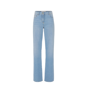 Jeans in denim con strass – elisabetta franchi