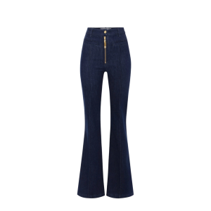 Jeans con zip gioiello – elisabetta franchi