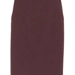 Gonna in crêpe con logo gioiello – elisabetta franchi