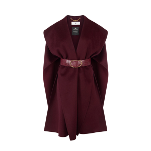 Mantella in panno di lana double – elisabetta franchi