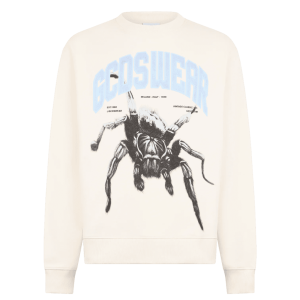 FELPA GIROCOLLO CON RAGNO – GCDS