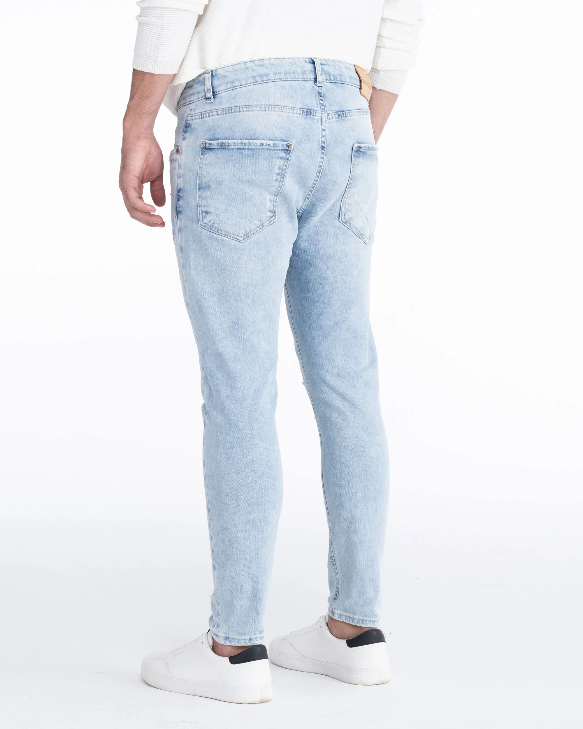 Jeans Uomo Fashion - Used look - immagine 5