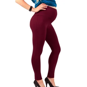 Leggings Premaman Invernali - Bordeaux