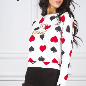 LOVEANDBRA – Pigiama In Interlock – Ivory – Grigio Mel.