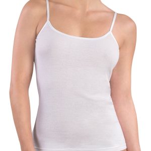 MABRAT – Canotta Spalla Stretta In Cotone – Bianco – Nero