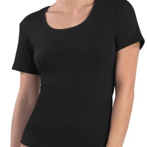 MABRAT – Maglia Mezza Manica In Caldo Cotone – Nero – Bianco