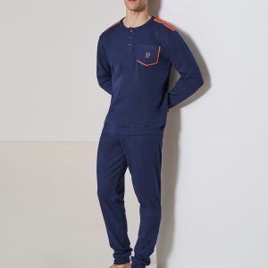 SERGIO TACCHINI – Pigiama Lungo Uomo In Caldo Cotone