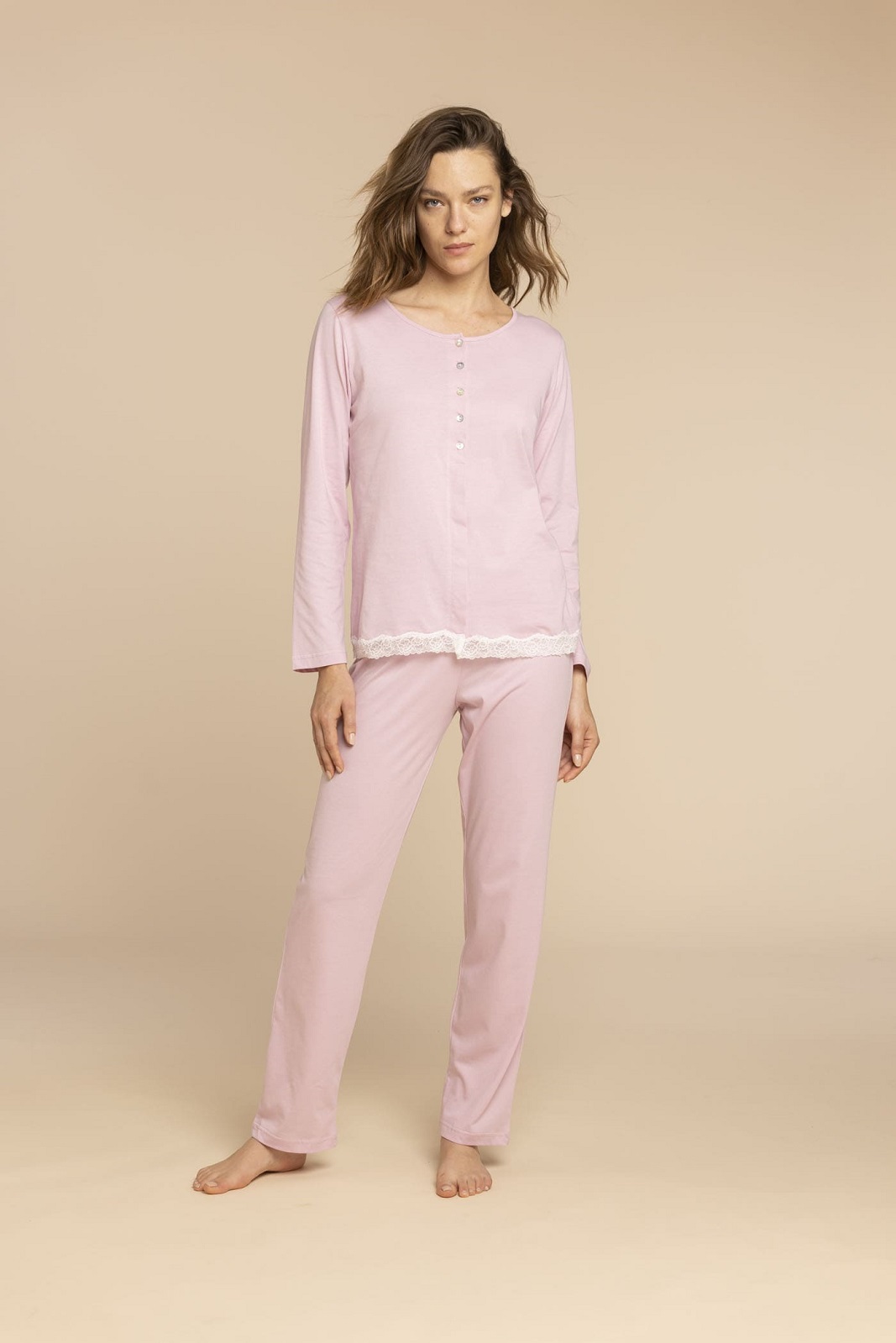 NOIDINOTTE – Pigiama Aperto – Glicine – Lavanda - immagine 2