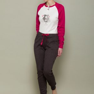 PIGIAMIAMOCI – Pigiama Donna “You&Me” In Caldo Cotone