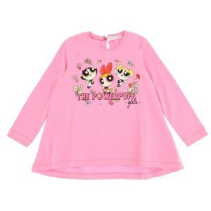 MONNALISA MAXI T-SHIRT JERSEY SUPERCHICCE