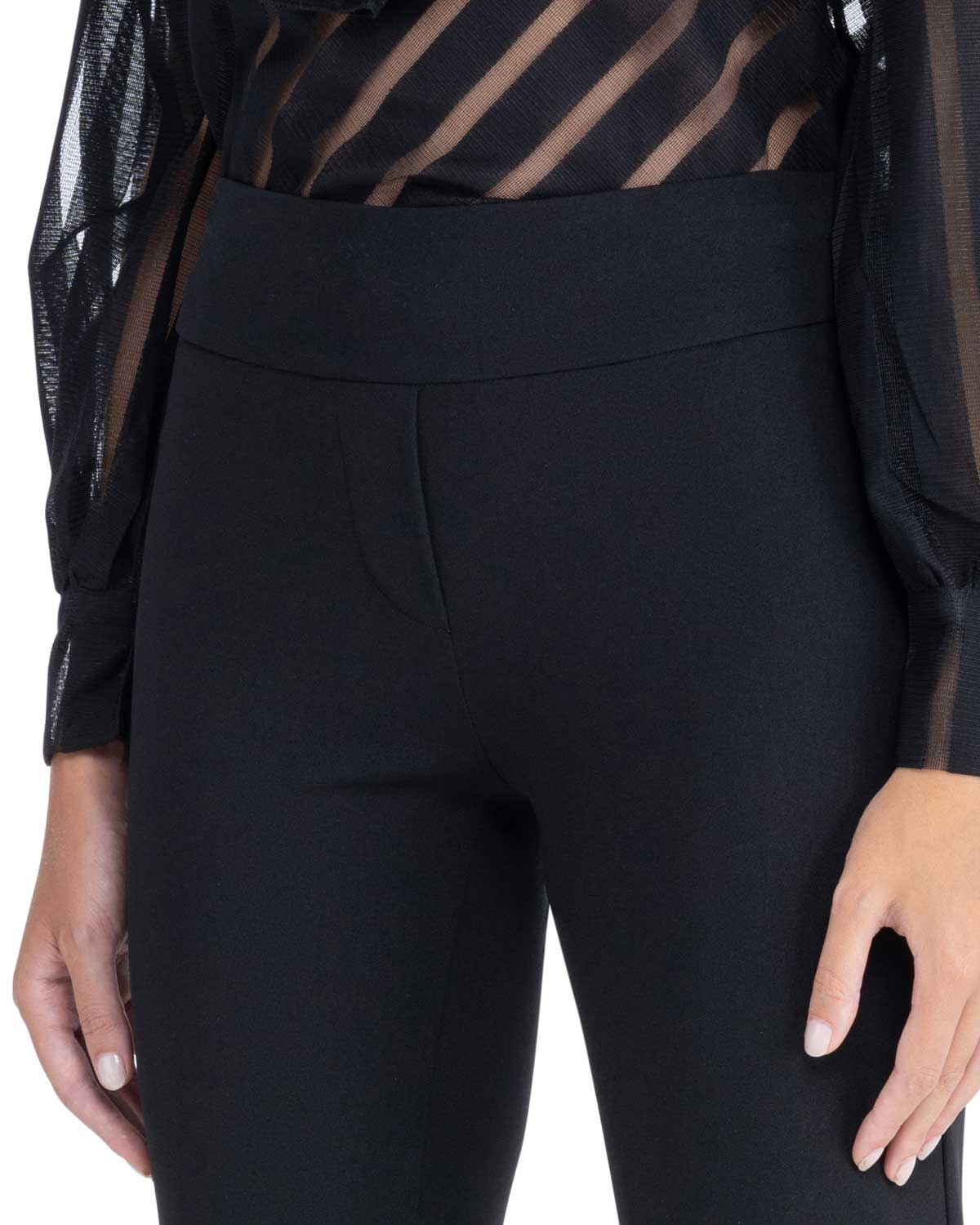 Pantalone Pull-on Nero (Scuba) - immagine 5