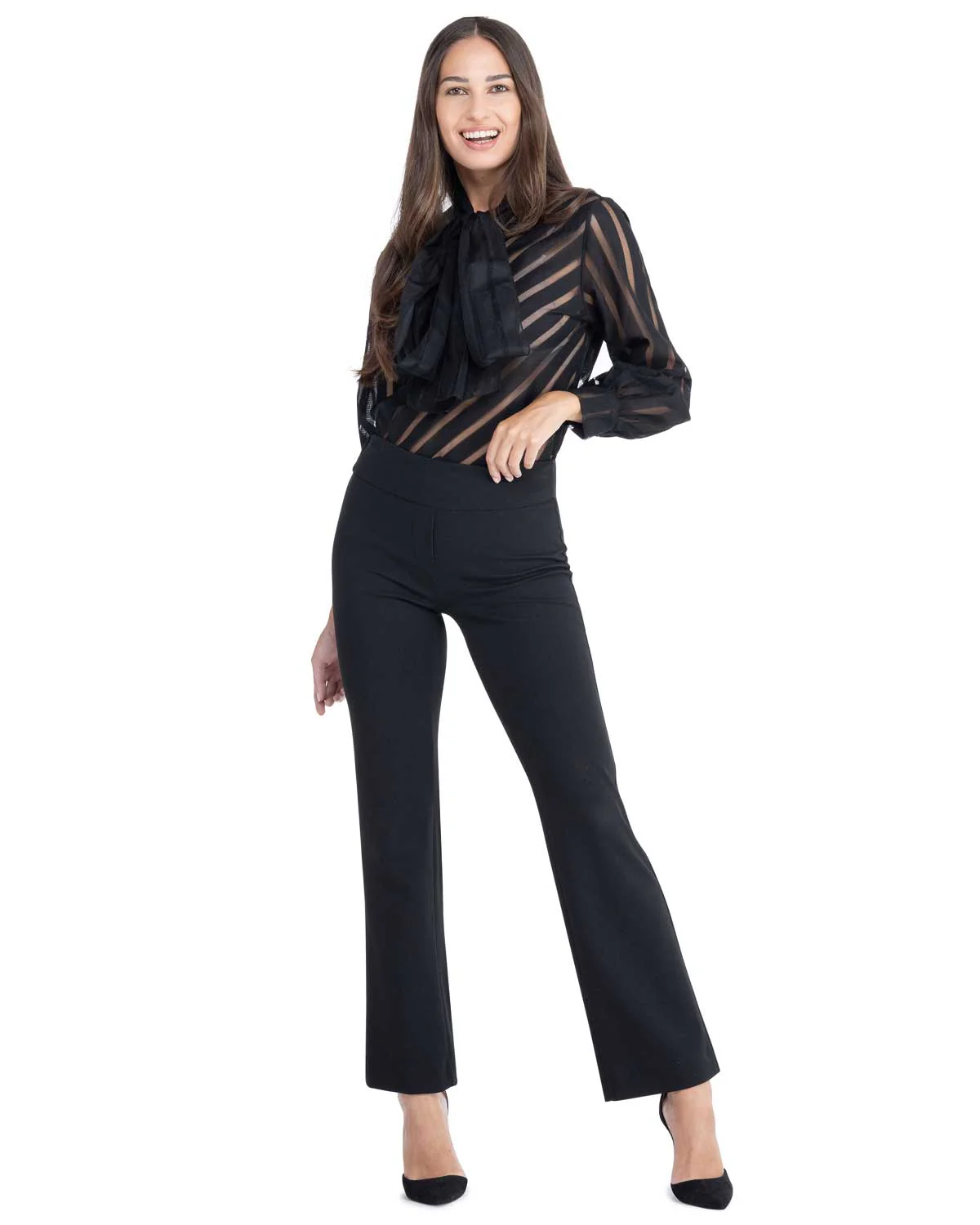 Pantalone Pull-on Nero (Scuba) - immagine 3