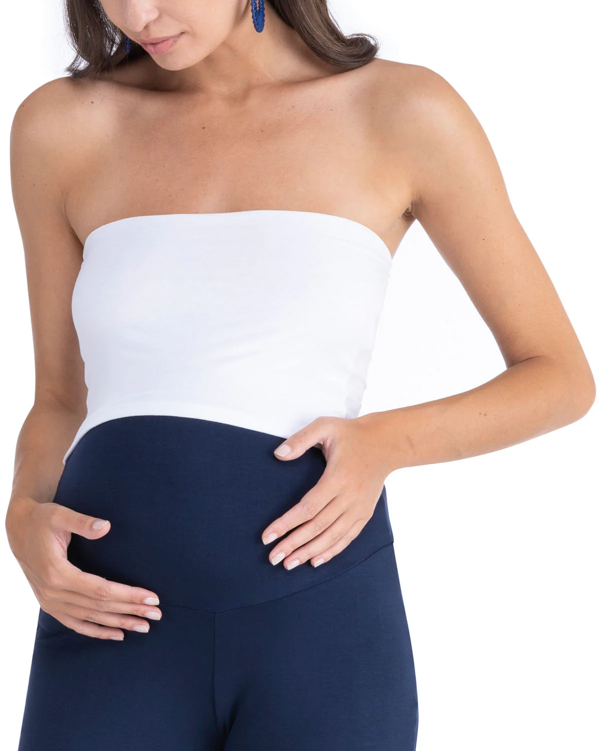 Pantaloni Premaman "Extra Comodi" Gamba Larga | Cinzia Blu - immagine 5