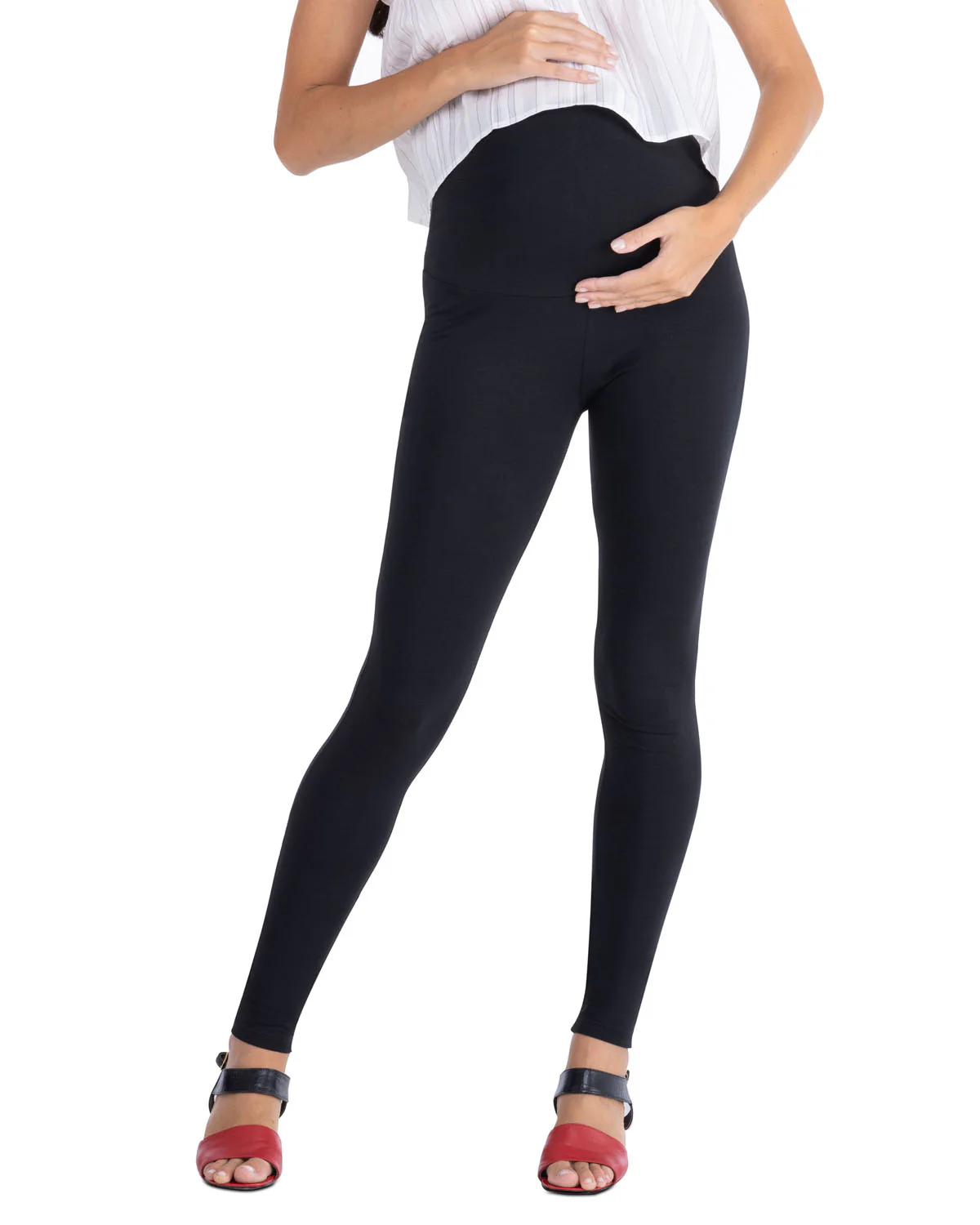 Leggings Premaman Nero "Coprenti" | Paris - immagine 2