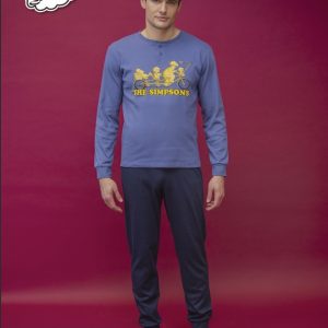 SIMPSONS – Pigiama Uomo In Caldo Cotone