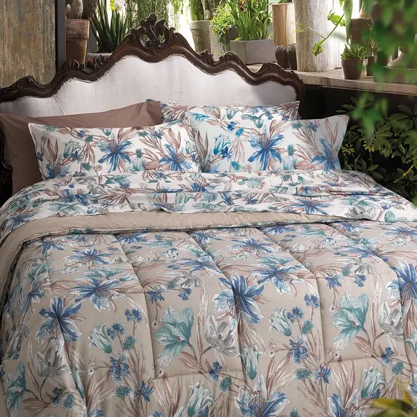 GABEL – Trapunta Leggera Margot Matrimoniale In Tessuto Jacquard Floreale - immagine 2