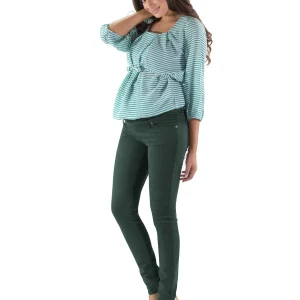 Pantalone Premaman Slim Fit - Verde