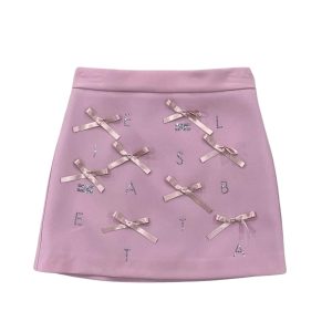 Elisabetta Franchi Gonna con dettaglio Fiocco