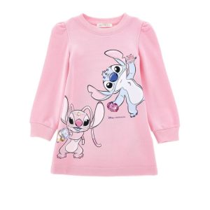 Monnalisa Abito in Felpa Stitch